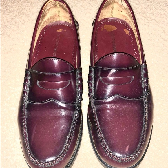 Johnston and Murphy classic red/cordovan loafer. - Picture 3 of 7